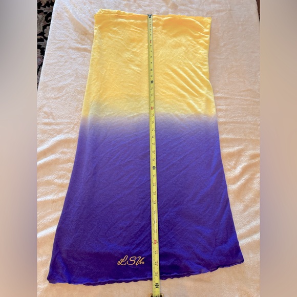 LSU Louisiana State University Lightweight Infinity Scarf- 35”x17.5” - Picture 5 of 8